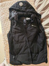 雅鹿羽絨馬甲男2025秋冬季新款可拆卸連帽外穿防寒坎肩保暖背心短外套 黑色 2XL 185【推薦150-165斤】 曬單實(shí)拍圖