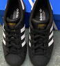 阿迪達斯 （adidas）adidas三葉草貝殼頭SUPERSTARII男女休閑鞋 JI0079 41碼 曬單實(shí)拍圖