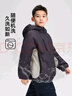 左西兒童棉服3M新雪麗棉衣2025新款冬季男童輕暖夾棉外套 紫色 150 曬單實(shí)拍圖