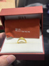 周生生新年足金愛(ài)情密語(yǔ)皇冠黃金戒指開(kāi)口戒金飾品90227R計價(jià) 00圈3.1克 曬單實(shí)拍圖