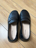 奧康（Aokang）女鞋2025秋季新款皮鞋女中年鞋子舒適平底樂(lè )福鞋軟底單鞋黑色37碼 曬單實(shí)拍圖