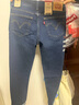Levi's李維斯女士美式復古煙管褲休閑通勤簡(jiǎn)約隨搭藍色牛仔長(cháng)褲 中藍色 28 (27) 曬單實(shí)拍圖