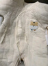 繽麗貓新生兒衣服春秋純棉無(wú)骨保暖寶寶秋裝和尚服剛出生嬰兒連體衣哈衣 保暖連體衣-藍色小熊 52碼 曬單實(shí)拍圖