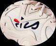 FILA 斐樂(lè )貓爪鞋4代女鞋老爹鞋情侶運動(dòng)鞋復古時(shí)尚休閑鞋網(wǎng)面透氣 【女款】古白色/白天鵝-AW 36.5 曬單實(shí)拍圖