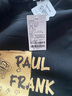 大嘴猴（paul frank）衛衣男士春秋季圓領(lǐng)套頭上衣長(cháng)袖T恤男打底衫外套男裝 黑色 XL 曬單實(shí)拍圖