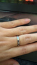 丹尼爾惠靈頓（DanielWellington）dw情侶戒指 新品流光系列密鑲情侶對戒 新年禮物送女友送男友 流光+經(jīng)典-典雅銀一對（聯(lián)系客服備注） 曬單實(shí)拍圖