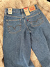 Levi's李維斯女士美式復古BAGGY寬松直筒休閑簡(jiǎn)約舒適牛仔褲 中藍色 26 (31) 曬單實(shí)拍圖
