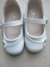 戴維貝拉（DAVE＆BELLA）女童皮鞋防滑兒童演出鞋子春季新款童鞋女寶寶公主鞋洋氣小童單鞋 珍珠白【現貨】 27 曬單實(shí)拍圖