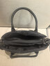 ANDSEEYOU品牌 手提大包女 新款防水尼龍牛津布配真皮女士單肩包 簡(jiǎn)約休閑購物袋大容量手拎包 典雅黑 小號(配肩帶) 曬單實(shí)拍圖