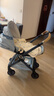 elittle逸樂(lè )途嬰兒車(chē)0-3歲折疊可坐可躺減震高景觀(guān)寶寶遛娃推車(chē)EMUpro品月花青 曬單實(shí)拍圖
