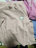 英博倫兒童秋衣秋褲套裝女童加厚棉毛衫中大童保暖內衣81102米色130 曬單實(shí)拍圖