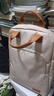 電腦包雙肩包女適用蘋(píng)果MacBookAir13防震筆記本pro14背包14英寸 卡其色【氣囊防震 拉桿帶設計】 15-16英寸 曬單實(shí)拍圖