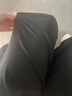 米度麗 孕婦褲子秋冬闊腿褲新品休閑直筒褲長(cháng)褲側腰抽繩糯米褲 活性黑 L 曬單實(shí)拍圖