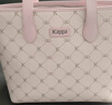 Kappa卡帕 新款正品托特包女小眾大容量通勤單肩包百搭手提電腦包 桃氣奶芙粉中號【可放14寸電腦】 曬單實(shí)拍圖