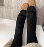 SIINSIIN【專(zhuān)享】喇叭褲女加絨24年鯊魚(yú)褲黑色微喇瑜伽褲 【中暖常規款】顯瘦黑 （8℃-15℃） M (100-120斤) 曬單實(shí)拍圖