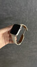 watchbond適用蘋(píng)果apple watch s11手表表帶女款iwatch s10/9/se3鱷魚(yú)紋真皮42mm小表盤(pán)星光色秋冬腕帶配件 米白【磁吸扣無(wú)孔】鱷魚(yú)紋真皮 38/40/41/42mm 曬單實(shí)拍圖