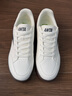 安踏板鞋男2026春季新款皮面男士復古低幫德訓鞋經(jīng)典運動(dòng)休閑鞋子男款 象牙白/火山灰【元溯2-新品上市】 42 曬單實(shí)拍圖