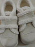 啄木鳥(niǎo)加絨棉鞋女2025年冬季新款防滑雪地靴皮毛一體毛毛鞋百搭勃肯鞋子 米白色 36 (230mm) 曬單實(shí)拍圖
