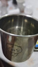 onlycook不銹鋼杯水杯子 寶寶杯牛奶杯早餐杯食品級316L 兒童幼兒園 小豬 曬單實(shí)拍圖