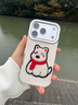 素洛適用蘋(píng)果17promax手機殼Air秋冬刺繡西高地iPhone16pro創(chuàng  )意卡通可愛(ài)15高級感超好看14簡(jiǎn)約大孔防摔 【圍巾白小狗】 磨砂皮紋 iPhone 17 Pro 曬單實(shí)拍圖