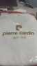 皮爾卡丹（pierre cardin）t恤男v領(lǐng)100%純棉短袖夏季薄款上衣中青年白色小T半袖修身打底衫 曬單實(shí)拍圖