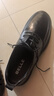 百麗通勤商務(wù)皮鞋2025男牛皮褶皺增高休閑鞋A1373AM4 黑色2  41 曬單實(shí)拍圖
