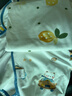 愛(ài)貝迪拉包單新生兒防驚跳睡袋嬰幼兒薄款秋冬包裹巾抱被包被純棉A類(lèi)四季 （雙層）香草檸檬-TOP爆品 95cm*95cm 曬單實(shí)拍圖