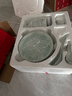 景德鎮（jdz）陶瓷餐具整套中式影青碗盤(pán)套裝家用餐具喬遷之喜高檔新婚禮物流影 曬單實(shí)拍圖