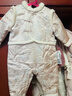 英氏（YEEHOO）嬰兒哈衣新生兒爬服冬季保暖新中式可愛(ài)長(cháng)袖拜年服喜慶新款 茱萸淡粉 80cm 曬單實(shí)拍圖