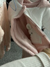 宜爽兒嬰兒連體衣秋冬季加絨加厚哈衣寶寶保暖爬服 粉色   90cm    曬單實(shí)拍圖