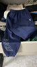 喬丹兒童加絨長(cháng)褲男童冬季保暖休閑褲小中大童束腳褲子 宇宙藍 120CM 曬單實(shí)拍圖