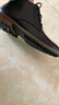 川左川右（CuzooCuyoo）馬丁靴男簡(jiǎn)約商務(wù)英倫風(fēng)中幫皮靴真皮頭層牛皮加絨保暖四季男靴 黑色加絨 41 皮鞋碼 曬單實(shí)拍圖