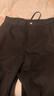 太平鳥(niǎo)男裝休閑褲冬季保暖錐形褲精致刺繡長(cháng)褲寬松簡(jiǎn)約 黑色 32 曬單實(shí)拍圖