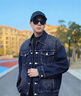 森馬（Semir）夾克男春季復古基礎牛仔外套2026小寬松翻領(lǐng)上衣百搭109126108105 曬單實(shí)拍圖