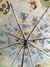 蠟筆小新透明雨傘三折傘全自動(dòng)網(wǎng)紅直柄傘可愛(ài)折疊兒童成人加厚女 蠟筆小新-透明三折-自動(dòng) 曬單實(shí)拍圖