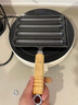 簡(jiǎn)漾鑄鐵家用烤腸鍋烤腸模具烤盤(pán)烤魚(yú)豆腐烤章魚(yú)小丸子烤腸機家用小型 活動(dòng)中：食品級鑄鐵鍋【限今日】 大號100克烤腸鍋送油刷+竹簽40支 曬單實(shí)拍圖