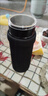 膳魔師（THERMOS）魔膳師隔熱防摔保溫杯套玻璃水杯保護袋 黑色 大號 手提杯套 曬單實(shí)拍圖