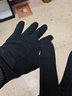 蘭迪惟依德絨手套男士秋冬季加絨加厚保暖觸屏防風(fēng)防寒騎行開(kāi)車(chē)全指手套 男款-3道皮標款-黑色 曬單實(shí)拍圖