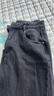 DZZIT地素牛仔褲冬季雙色設計水洗工藝褲子女3I4R4011S 黑色 M 曬單實(shí)拍圖