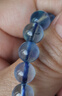 拉韞翡音高貨海藍寶手鏈女 寶石手串 天然魔鬼藍色補水神石轉運 收藏級冰藍海藍寶7mm（附證書(shū)） 曬單實(shí)拍圖