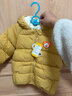 G.duck小黃鴨冬季加絨加厚寶寶羽絨棉服童裝衣嬰幼兒發(fā)光卡通連帽外套 升級版加絨亮燈 黃色 100 碼【建議身高80-90cm】 曬單實(shí)拍圖