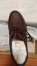 策樂(lè )商務(wù)休閑皮鞋男冬季新款男士通勤百搭正裝鞋便捷套腳一腳蹬男鞋 棕色 系帶款 42 曬單實(shí)拍圖