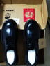 馬登英倫風(fēng)休閑皮鞋男商務(wù)通勤黑色真皮鞋子牛筋底低幫百搭男士工裝鞋 黑色 43 (265mm) 曬單實(shí)拍圖