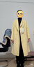 范思藍恩雙排扣立領(lǐng)雙面呢子大衣女秋冬2024新款羊毛呢外套14271 奶酪黃 XS 曬單實(shí)拍圖