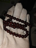 玉海云瑤小葉紫檀手串108顆男士無(wú)膠無(wú)蠟雞血紅高密度轉運手鏈女款禮物8mm 曬單實(shí)拍圖