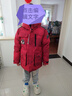 波司登25新款加厚親子新年紅羽絨服兒童抗菌絨極寒連帽冬保暖外套送禮物 【新年紅】馬到成功工裝款 -【新年聯(lián)名】 160 /80 約 150-160cm 45kg 曬單實(shí)拍圖