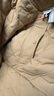 三彩2025冬季新款【90白鵝絨】輕薄寬松羽絨服鵝絨服保暖M 卡其色 L 165/88A  寬松版型  可適當拍小 曬單實(shí)拍圖