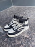 安踏輕松2.0丨高幫板鞋男鞋冬季保暖黑白運動(dòng)鞋百搭時(shí)尚運動(dòng)鞋 曬單實(shí)拍圖