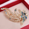 梵哲詩(shī)正品鳳凰胸針高檔女輕奢大氣配大衣女士高級胸針老婆生日禮物實(shí)用 【空運次日達】黃金色/藍鳳凰胸針 曬單實(shí)拍圖