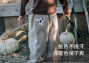 white wheat男童2024秋冬新款長(cháng)褲女孩外出運動(dòng)褲子寶寶冬裝束腳褲 暗紅 90 曬單實(shí)拍圖
